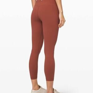 lululemon align pant 25" rustic clay